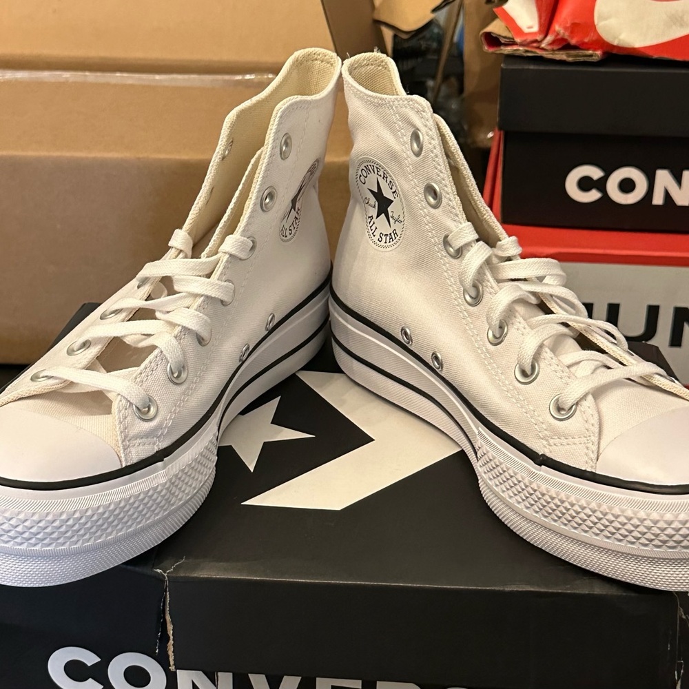 Converse Women's White High-Tops
